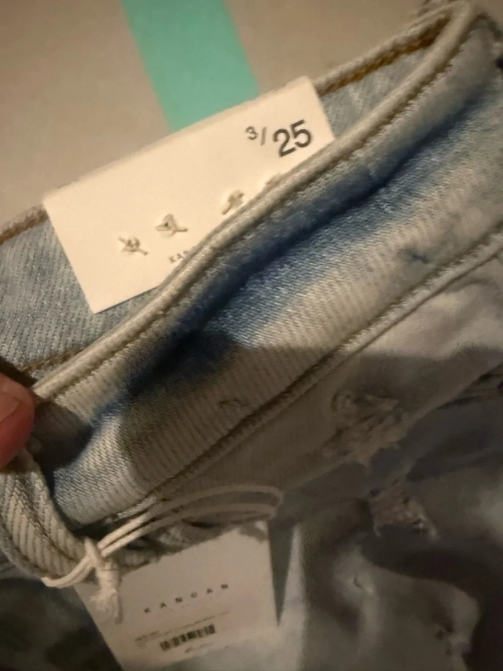 KanCan Light Wash Distressed Boyfriend Jeans - Picture 3 of 3